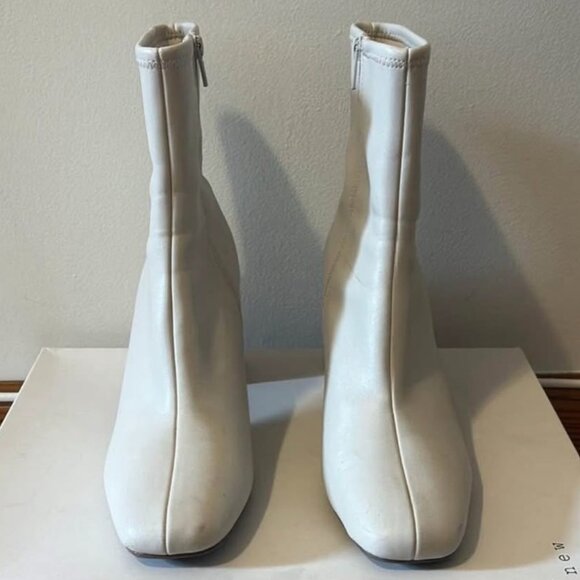 White Ankle Boots - Picture 1 of 2
